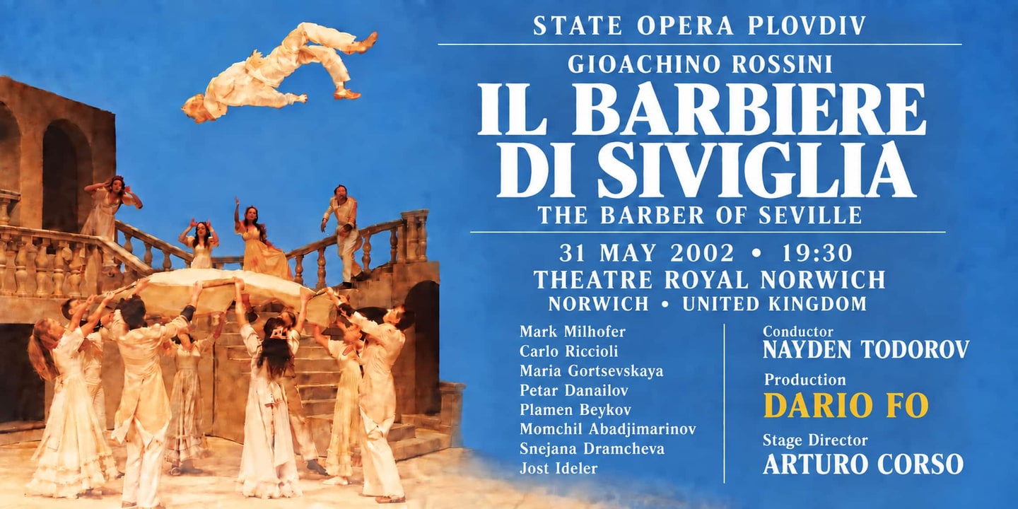 Event banner: Il barbiere di Siviglia by Rossini (31.05.2002)