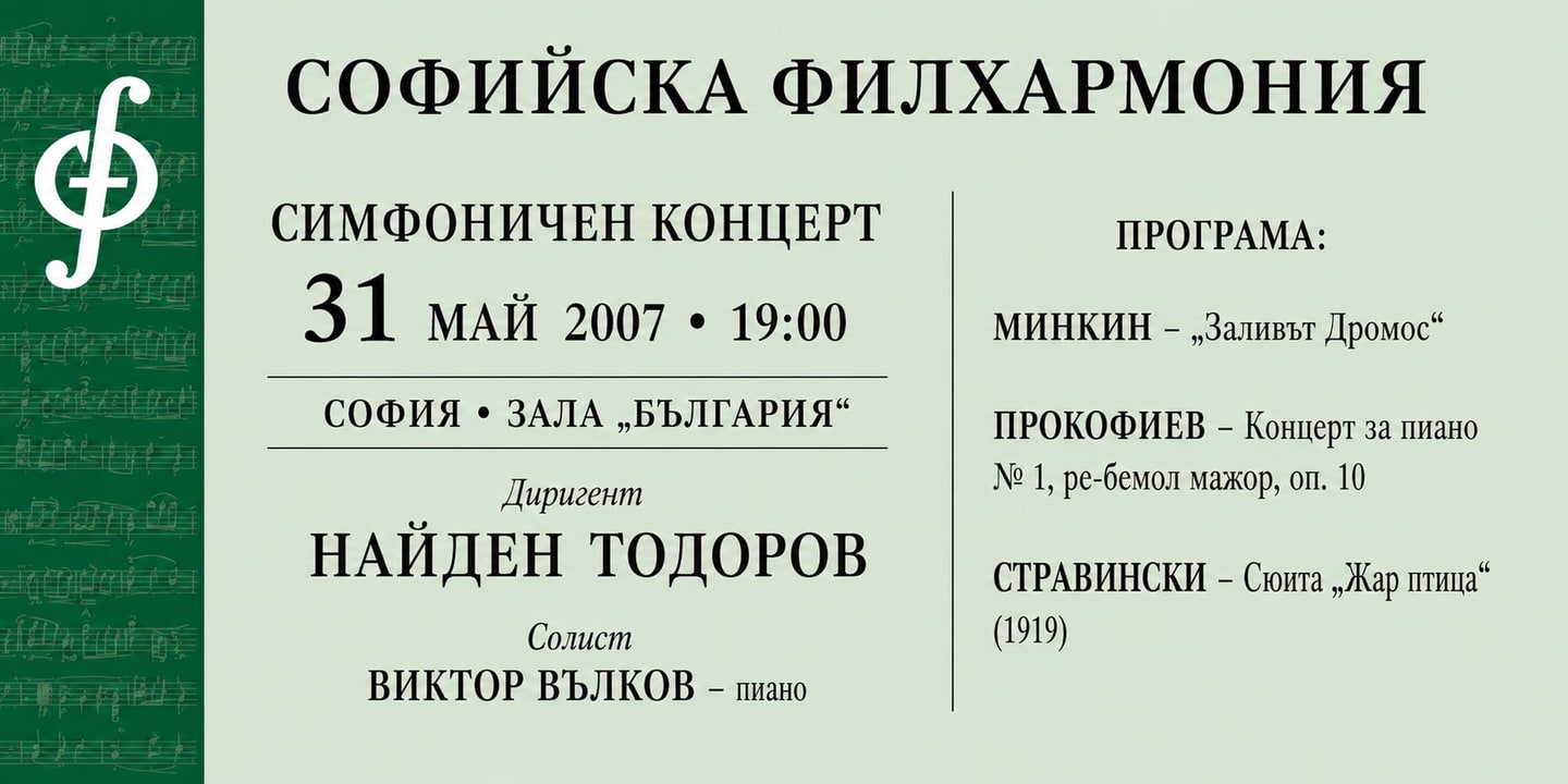 Event banner: Nayden Todorov & Viktor Valkov (31.05.2007)