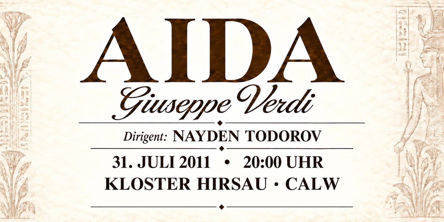 Event banner: Aida (31.07.2011)