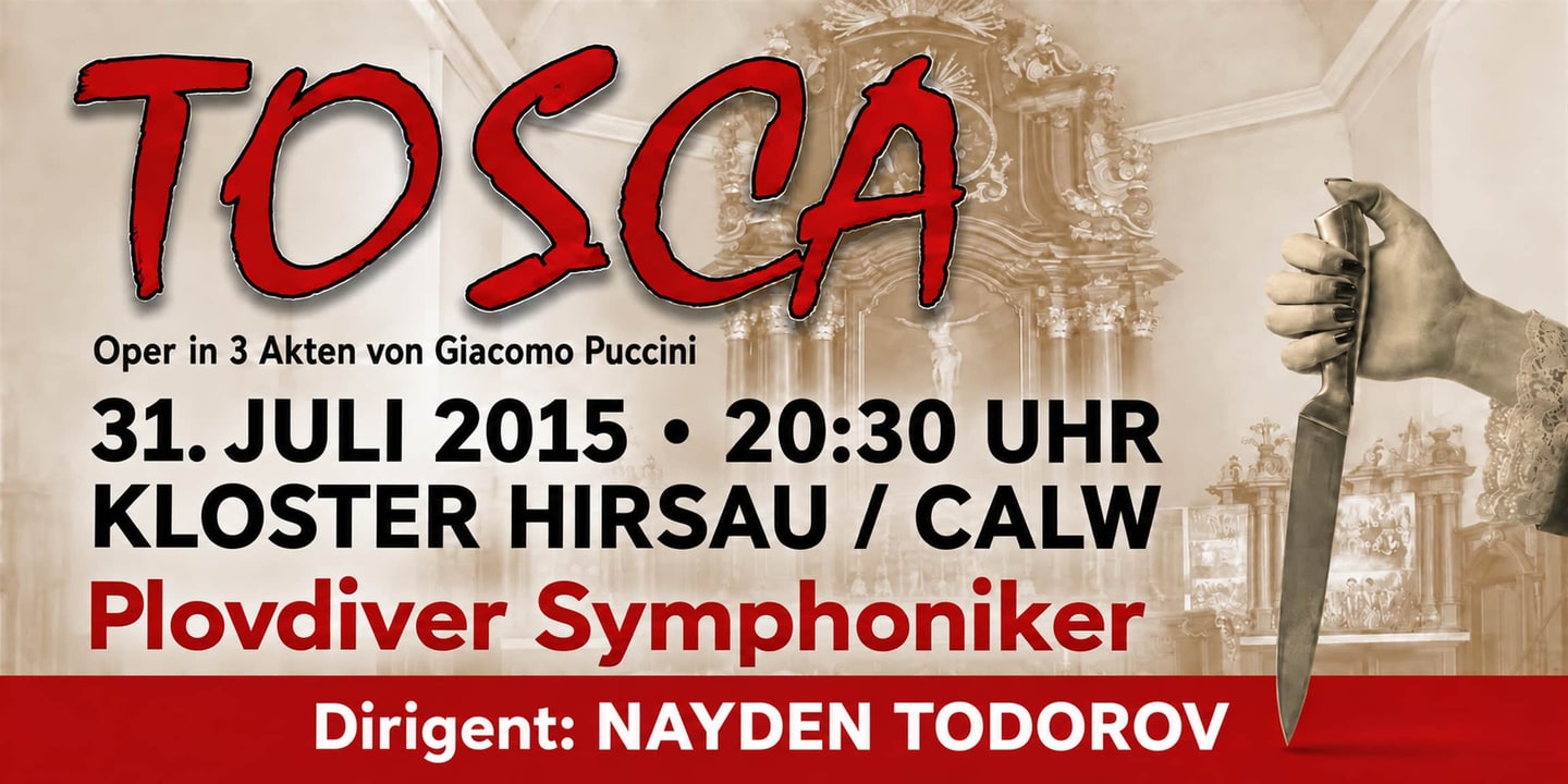 Event banner: Tosca (31.07.2015)