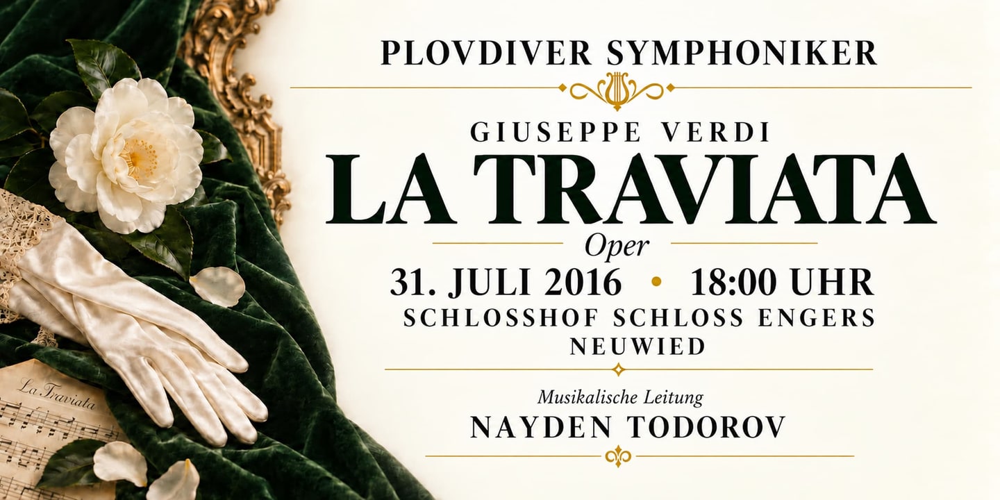 Event banner: La Traviata (31.07.2016)