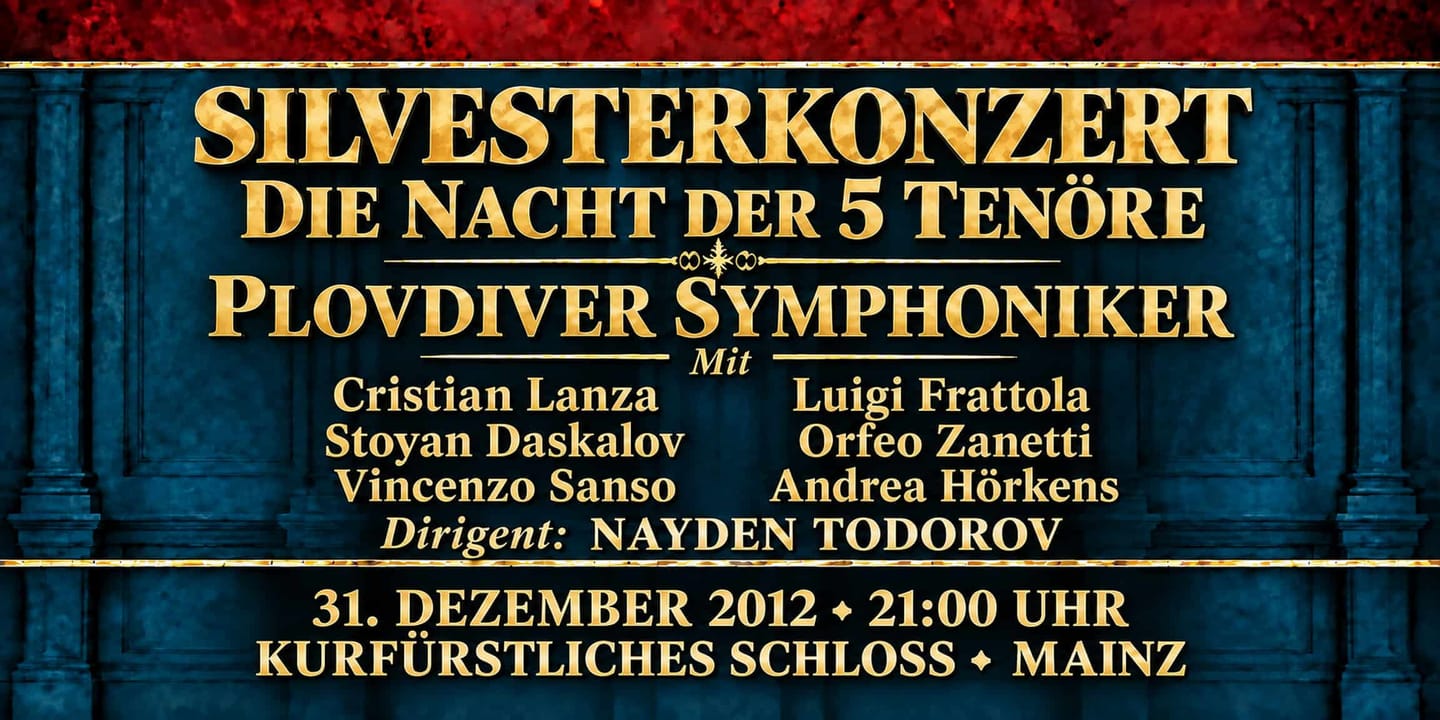 Event banner: Concert with Plovdiver Symphoniker (31.12.2012)