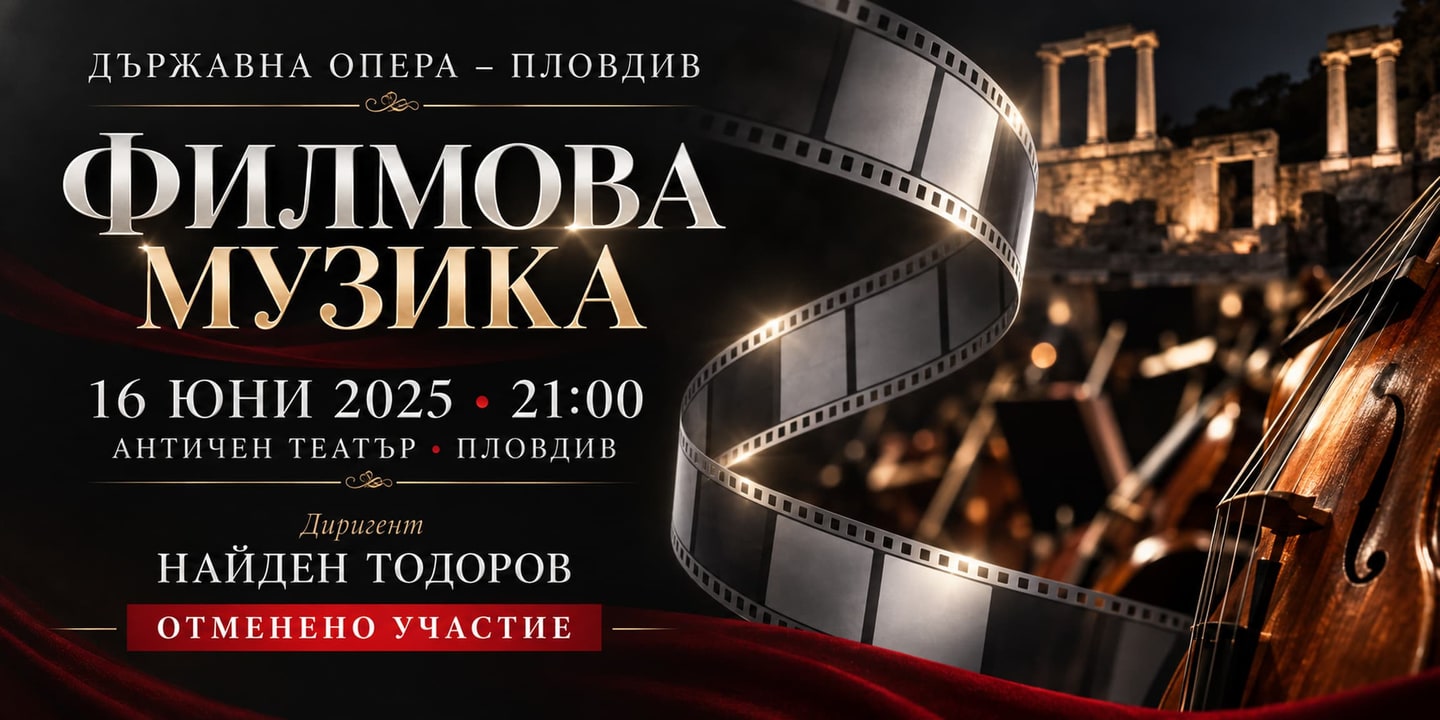 Event banner: Cancelled: Film Music (16.06.2025)