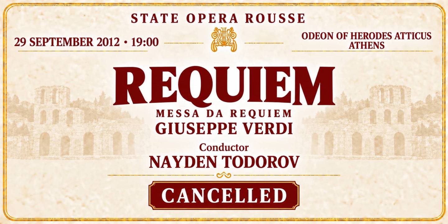 Event banner: Cancelled: Concert with State Opera Rousse (29.09.2012)