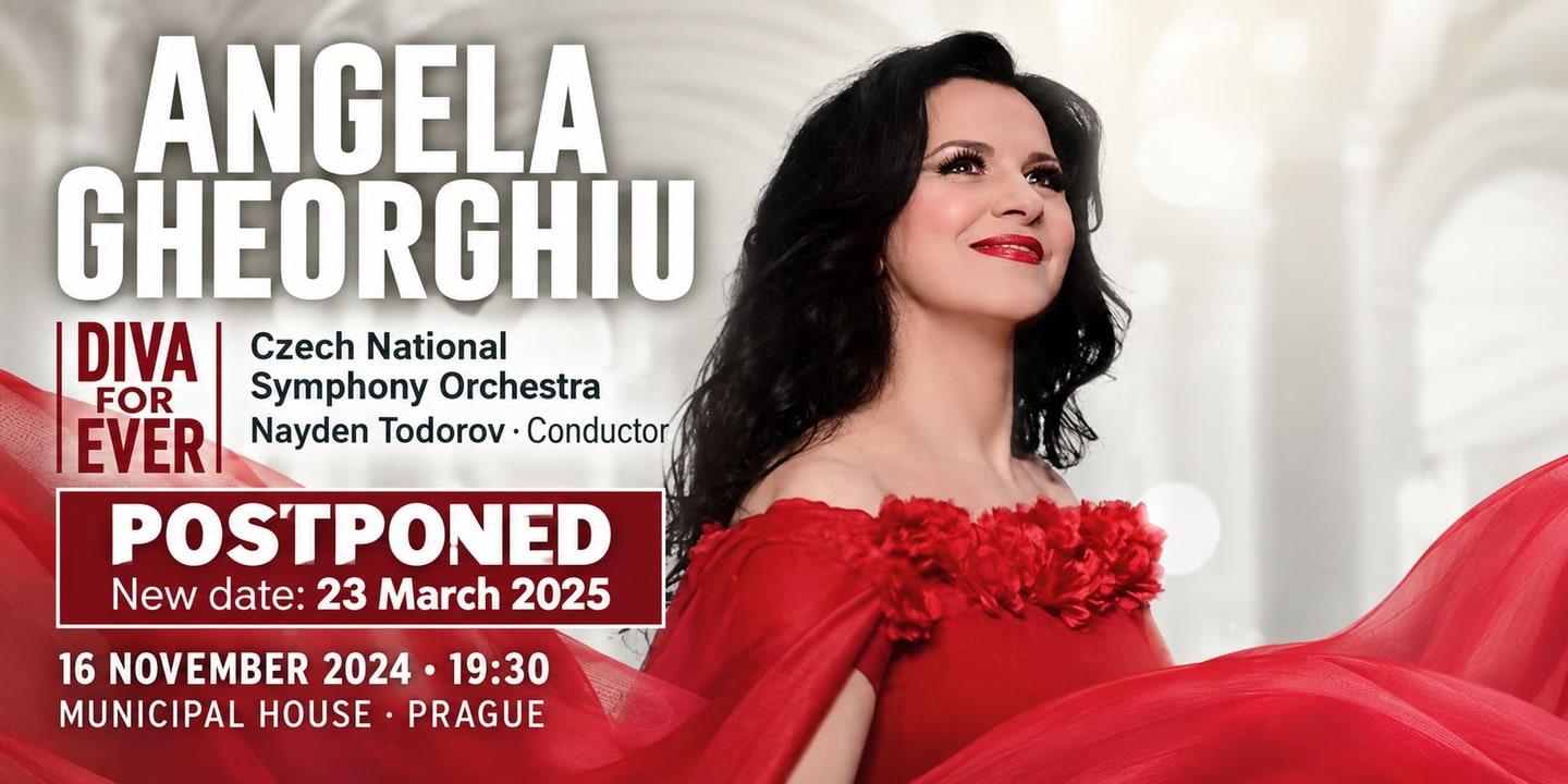 Event banner: Cancelled: Angela Gheorghiu – Diva for Ever (otlozhen za 23.03.2025) (16.11.2024)