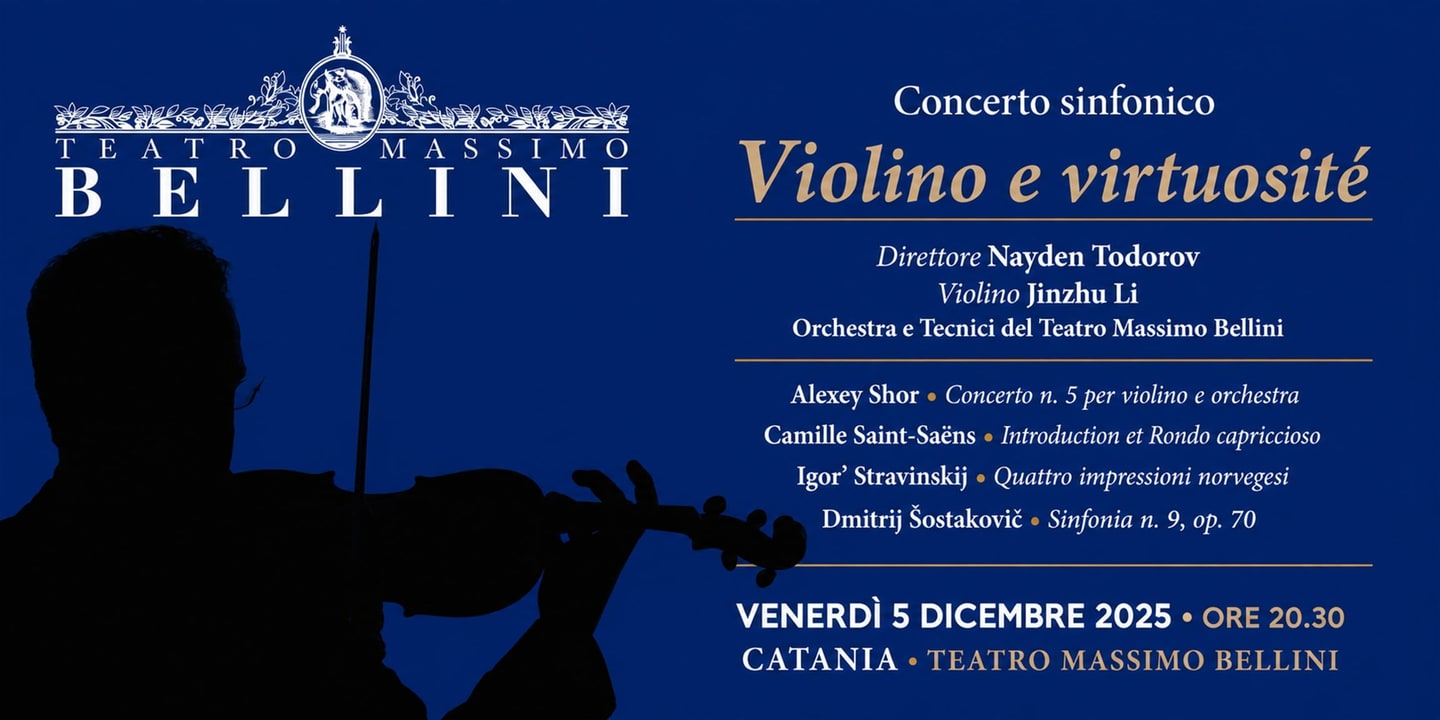 Event banner: Violino e virtuosité (05.12.2025)