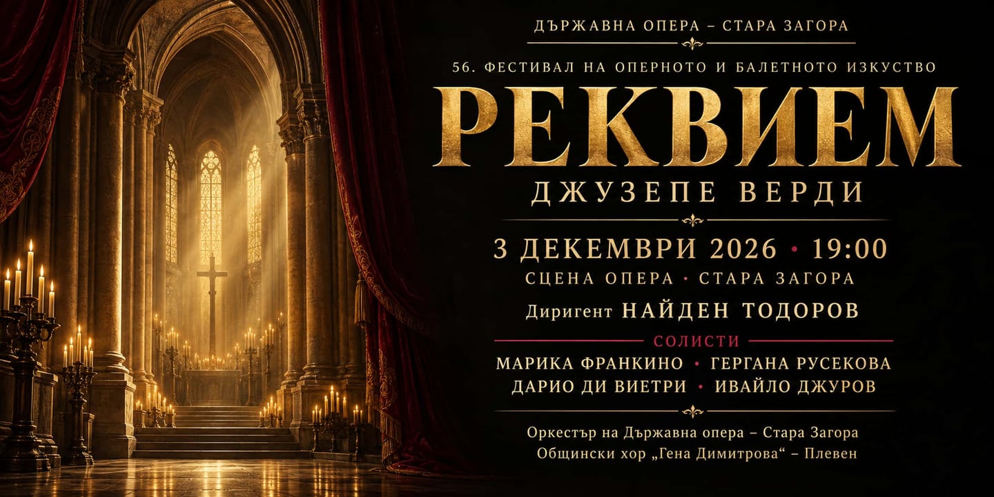 Event banner: Messa da Requiem by Verdi (03.12.2026)