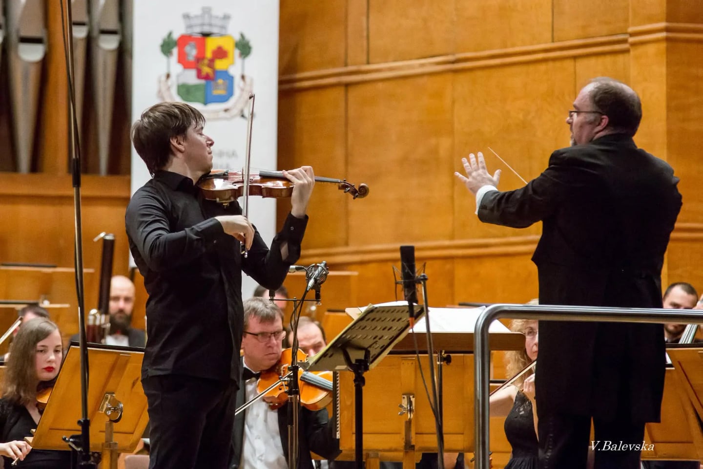Concert photo: Joshua Bell & Nayden Todorov (01.04.2019)