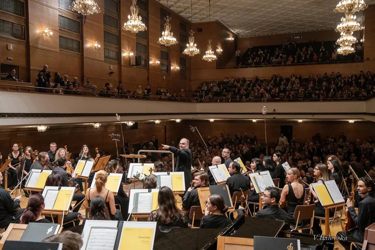 Concert photo: Viktoria Mullova & Nayden Todorov (02.12.2019)
