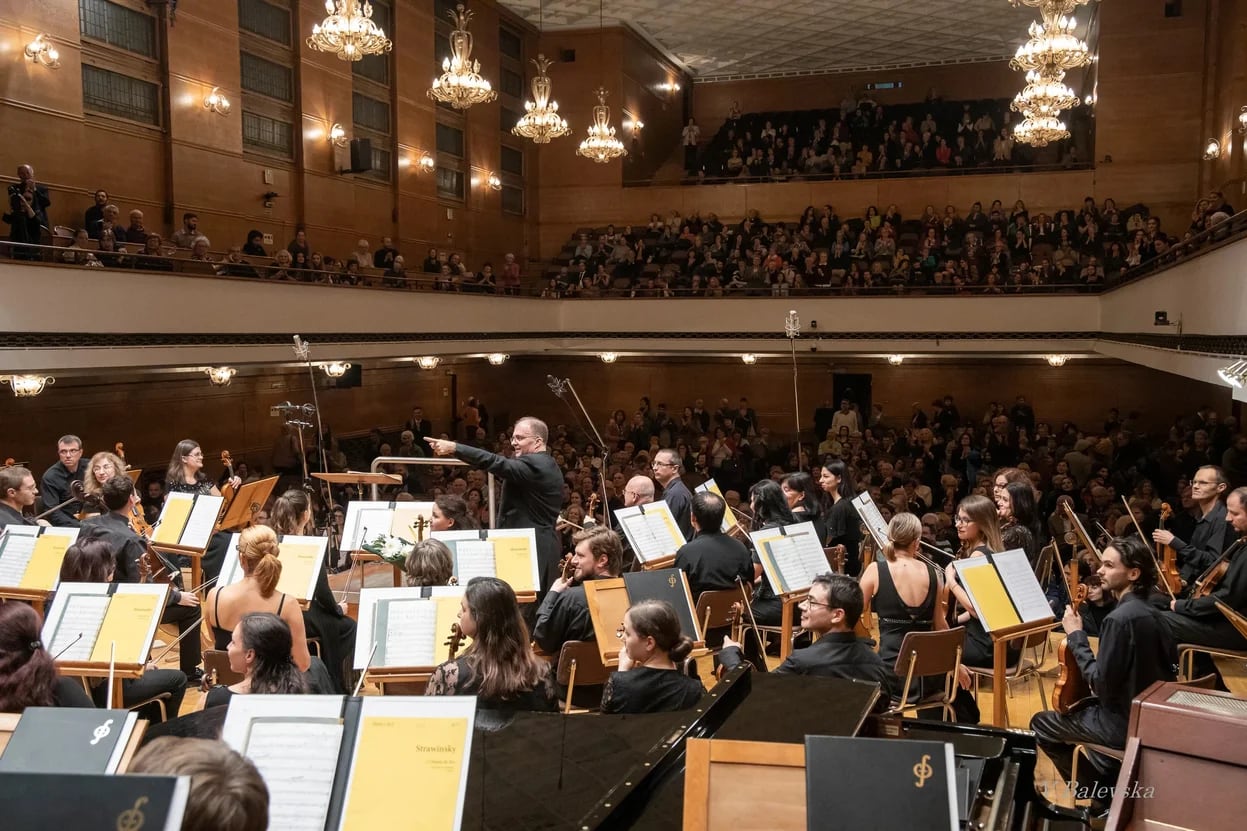 Concert photo: Viktoria Mullova & Nayden Todorov (02.12.2019)