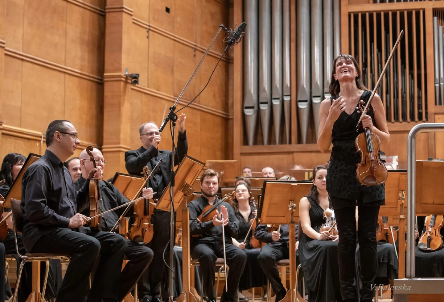 Concert photo: Viktoria Mullova & Nayden Todorov (02.12.2019)