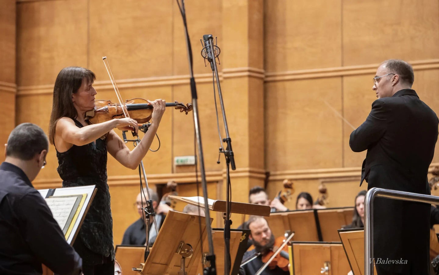 Concert photo: Viktoria Mullova & Nayden Todorov (02.12.2019)