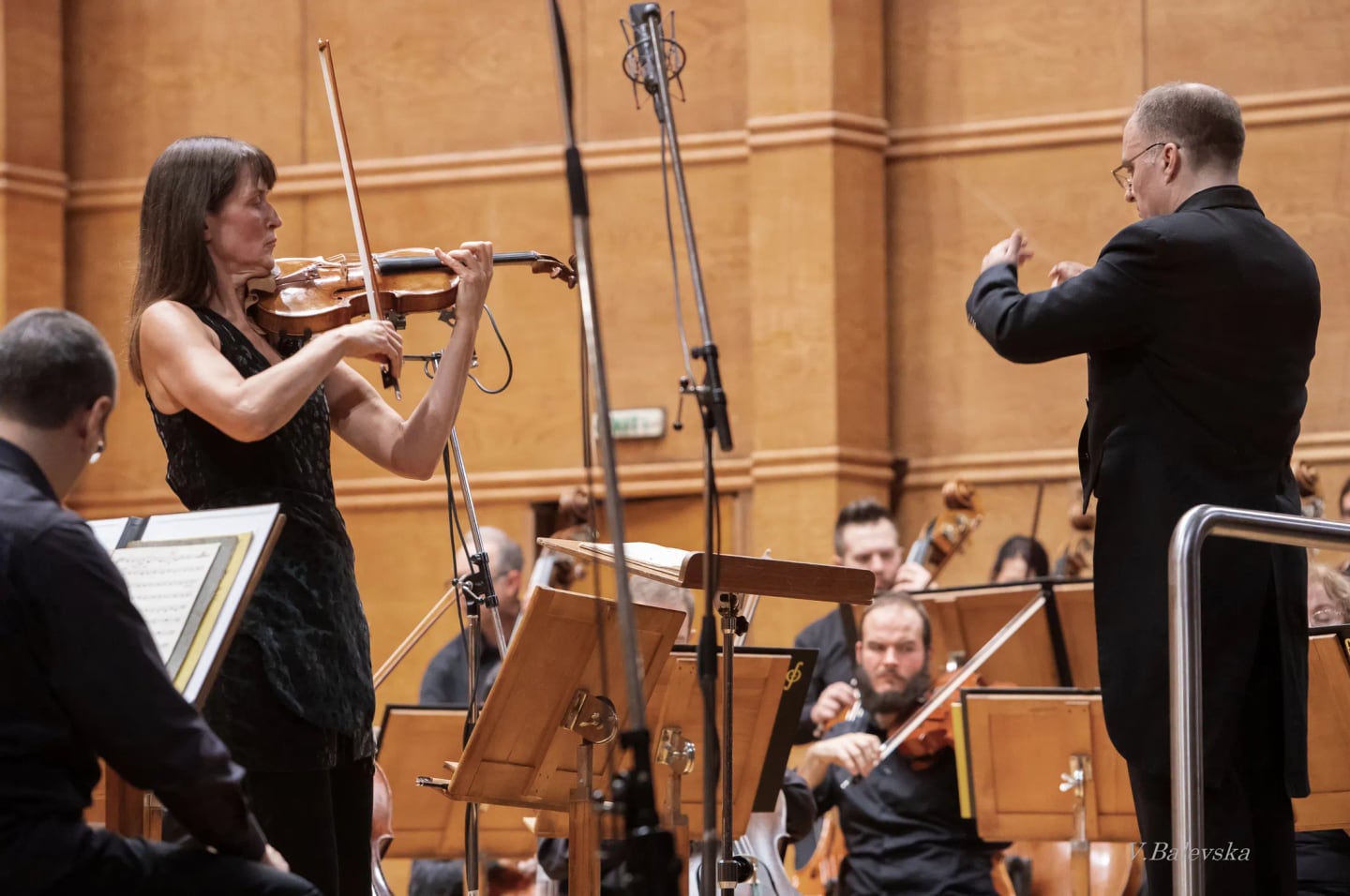 Concert photo: Viktoria Mullova & Nayden Todorov (02.12.2019)