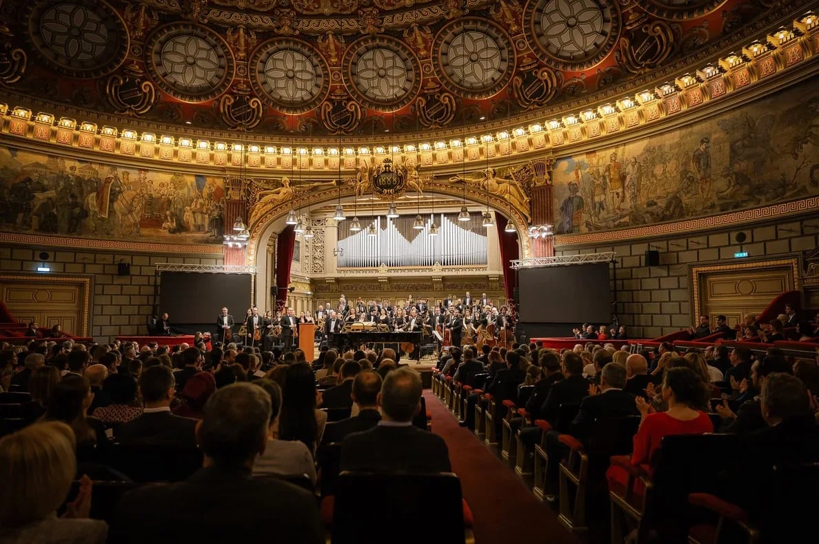 Concert photo: Sofia Philharmonic & Nayden Todorov visiting Bucharest (03.03.2025)