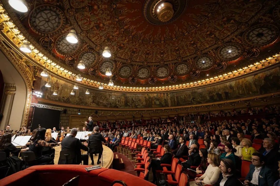 Concert photo: Sofia Philharmonic & Nayden Todorov visiting Bucharest (03.03.2025)