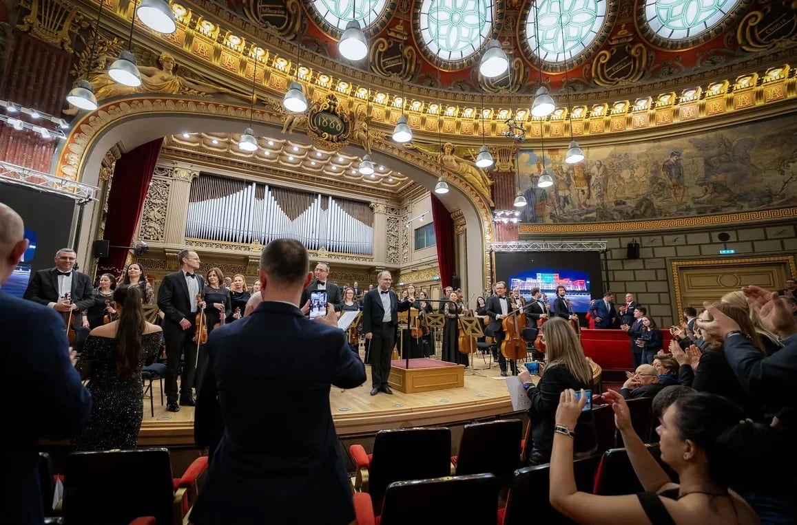 Concert photo: Sofia Philharmonic & Nayden Todorov visiting Bucharest (03.03.2025)