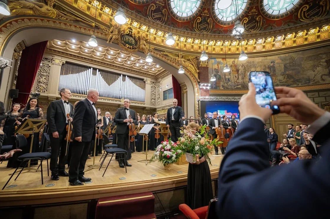 Concert photo: Sofia Philharmonic & Nayden Todorov visiting Bucharest (03.03.2025)