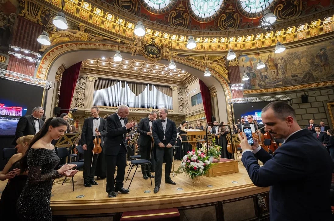 Concert photo: Sofia Philharmonic & Nayden Todorov visiting Bucharest (03.03.2025)
