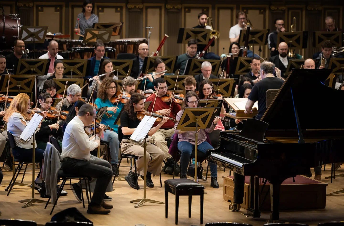 Concert photo: Sofia Philharmonic & Nayden Todorov visiting Bucharest (03.03.2025)