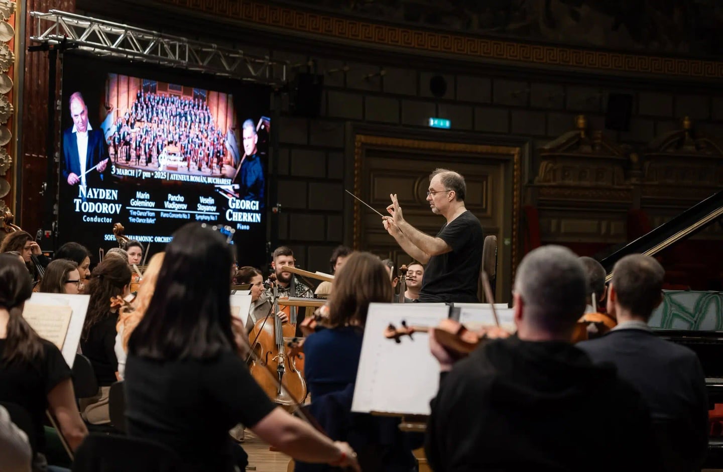 Concert photo: Sofia Philharmonic & Nayden Todorov visiting Bucharest (03.03.2025)