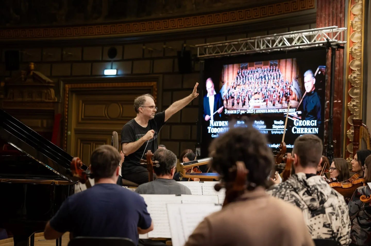 Concert photo: Sofia Philharmonic & Nayden Todorov visiting Bucharest (03.03.2025)