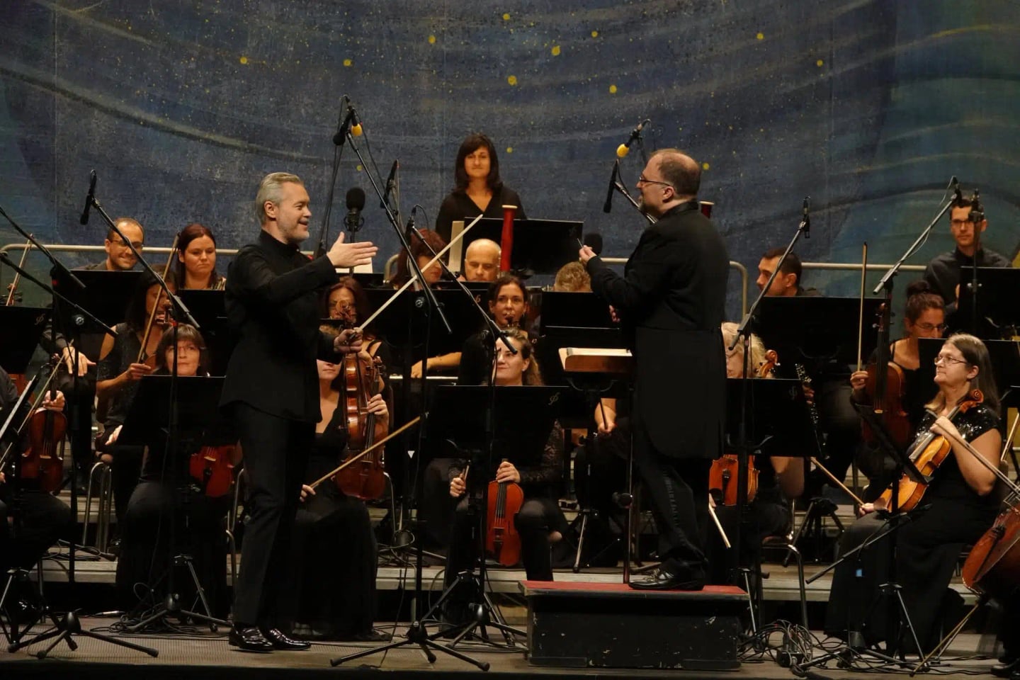 Concert photo: Violin star Vadim Repin & Nayden Todorov in Plovdiv (04.10.2019)