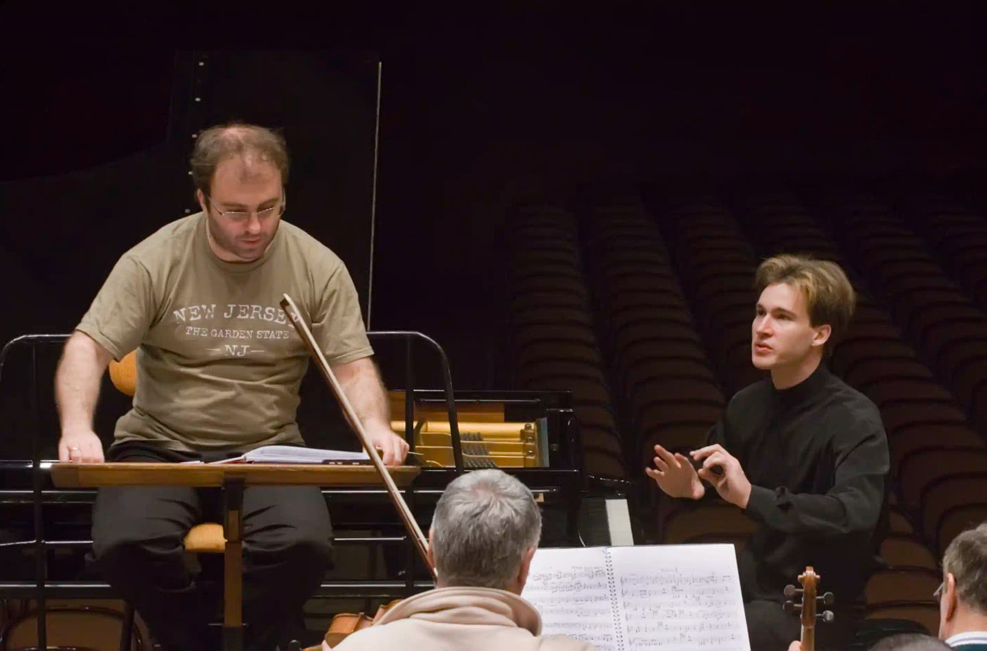 Concert photo: Georgi Cherkin & Nayden Todorov (07.02.2008)