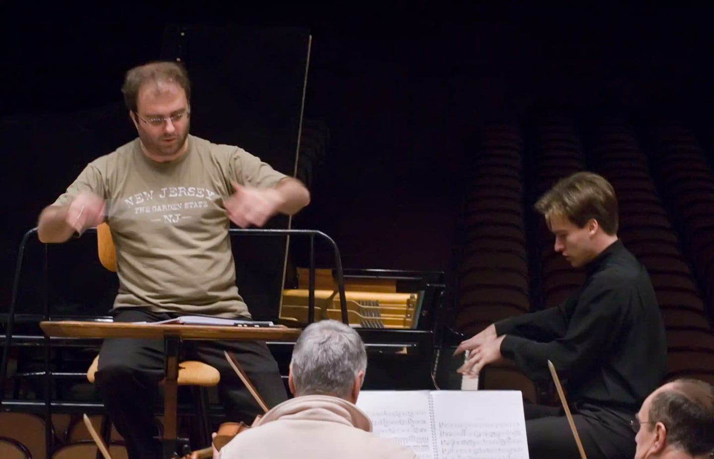 Concert photo: Georgi Cherkin & Nayden Todorov (07.02.2008)