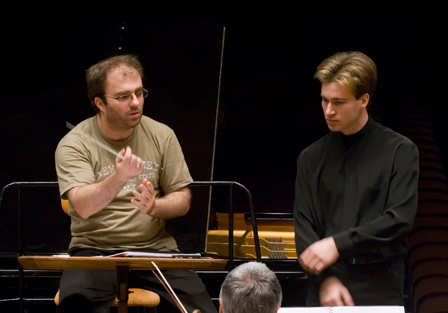 Concert photo: Georgi Cherkin & Nayden Todorov (07.02.2008)