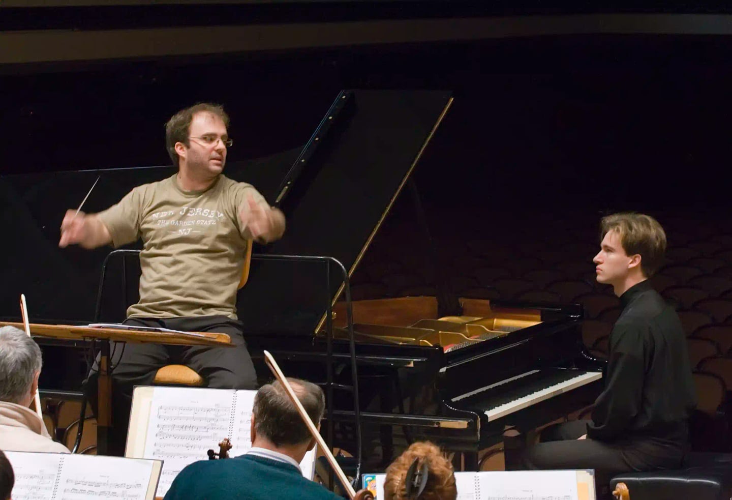 Concert photo: Georgi Cherkin & Nayden Todorov (07.02.2008)