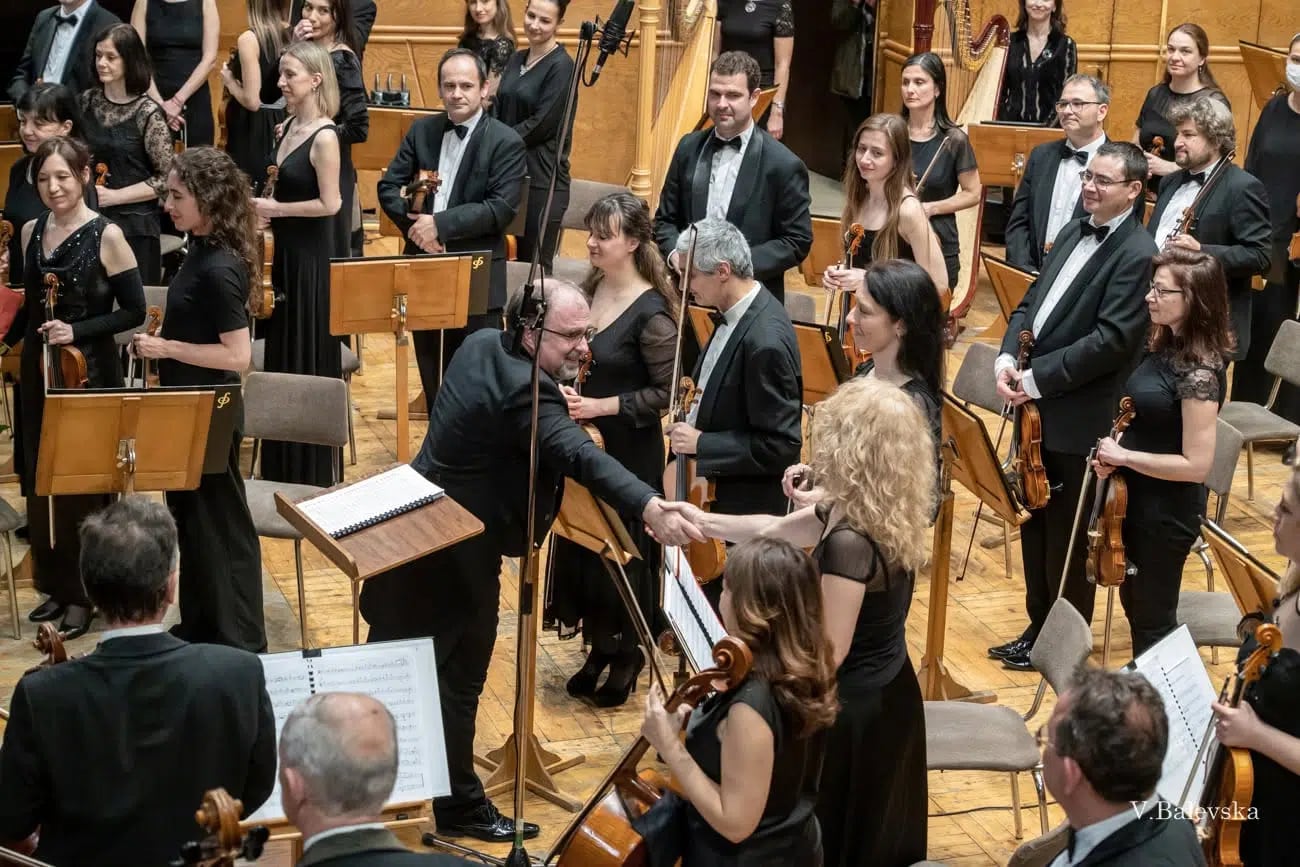 Concert photo: Katia and Marielle Labèque with Nayden Todorov (07.04.2022)