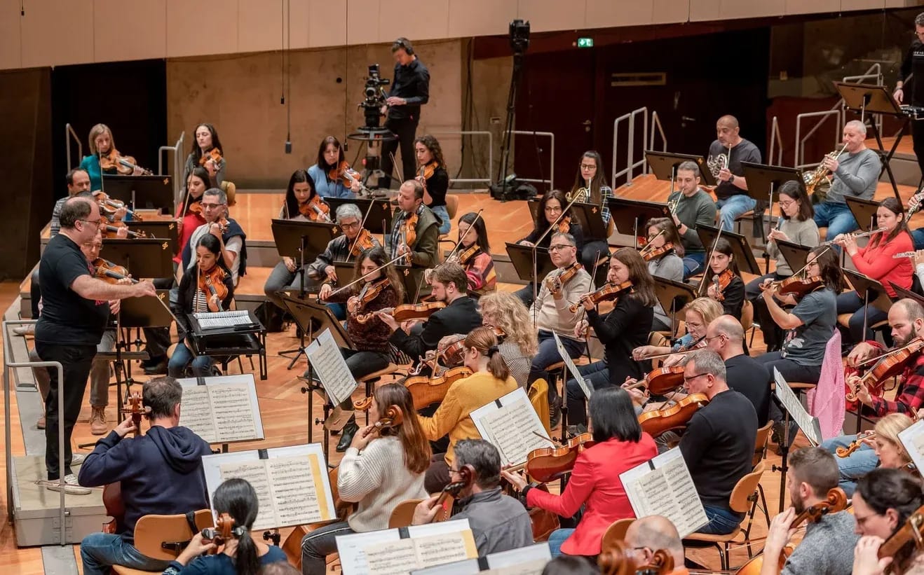 Concert photo: Sofia Philharmonic & Nayden Todorov visiting The Grand Hall at Berlin Philharmonic (12.12.2022)