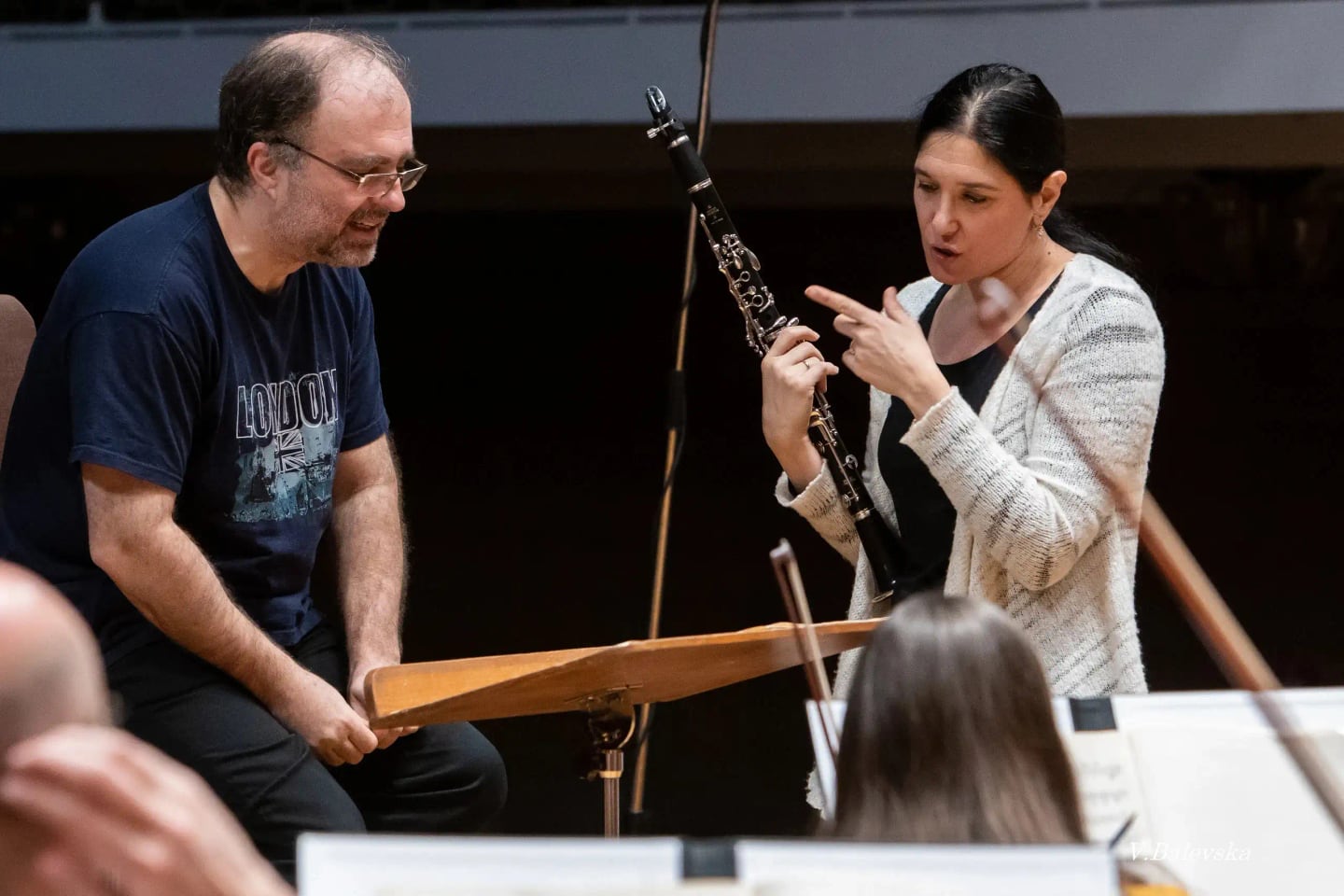 Concert photo: Sharon Kam & Nayden Todorov (13.02.2020)