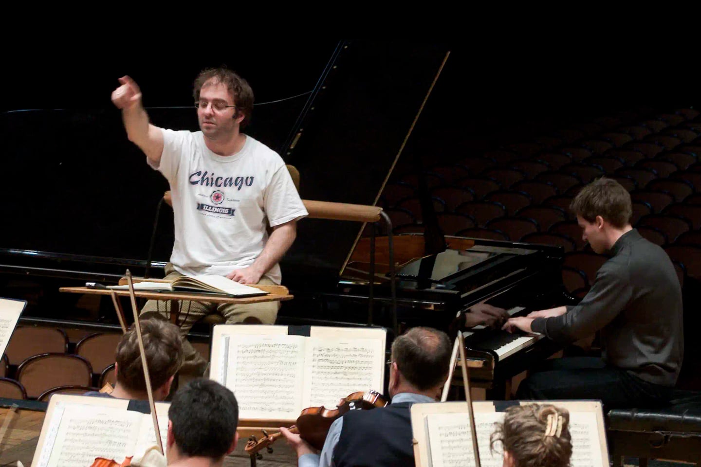 Concert photo: Nayden Todorov & Georgi Cherkin (15.03.2007)