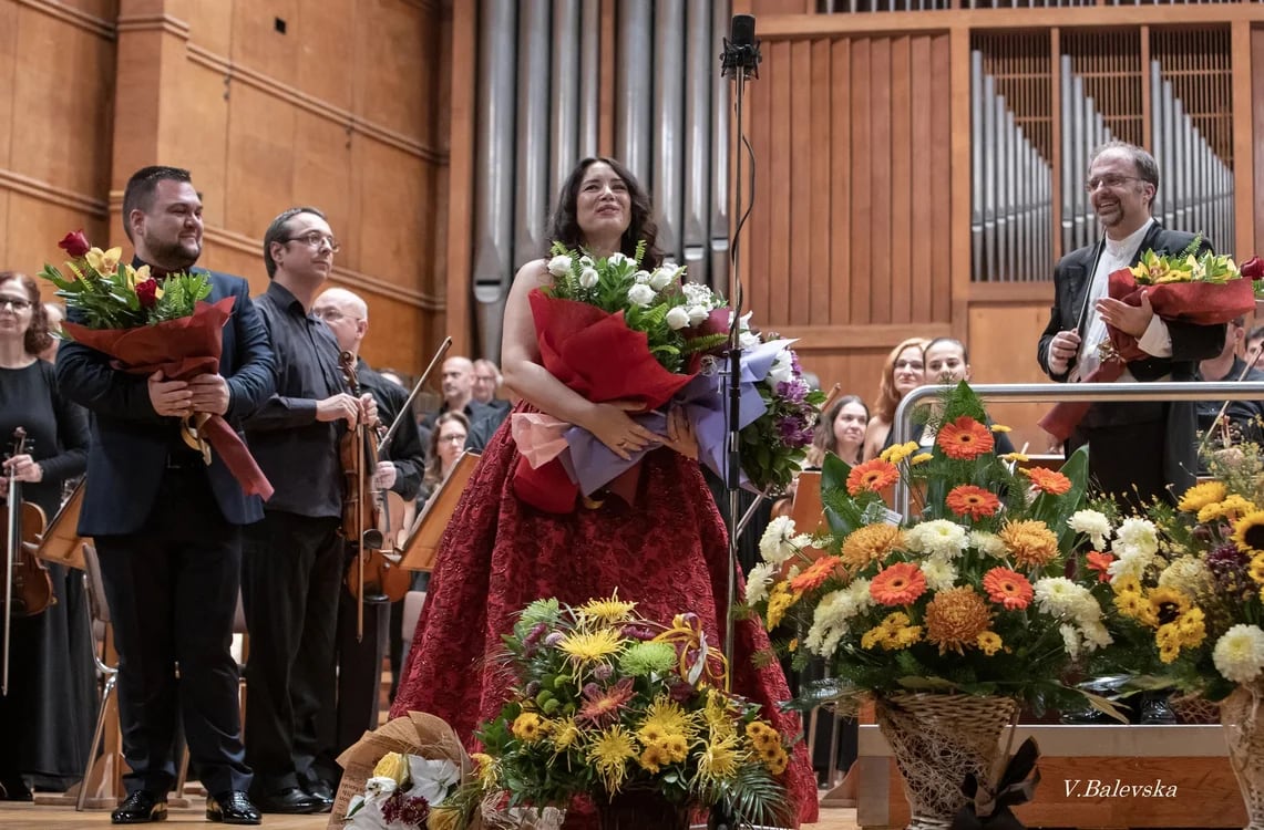 Concert photo: Sonya Yoncheva, Nayden Todorov & Sofia Philharmonic (15.11.2019)