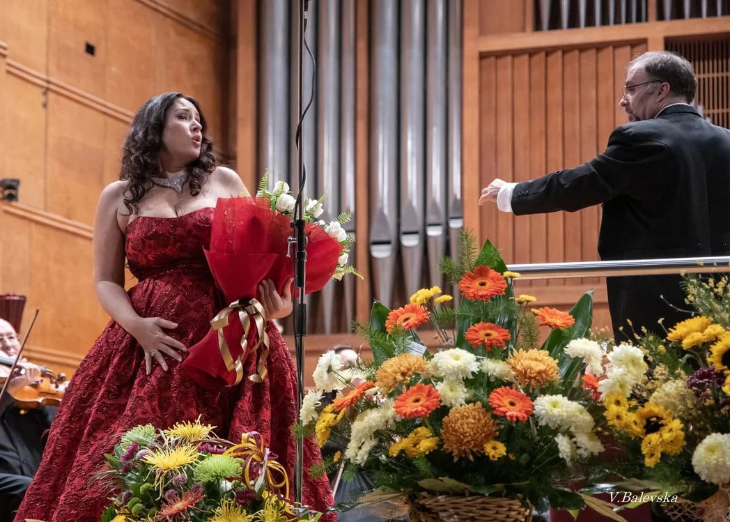 Concert photo: Sonya Yoncheva, Nayden Todorov & Sofia Philharmonic (15.11.2019)