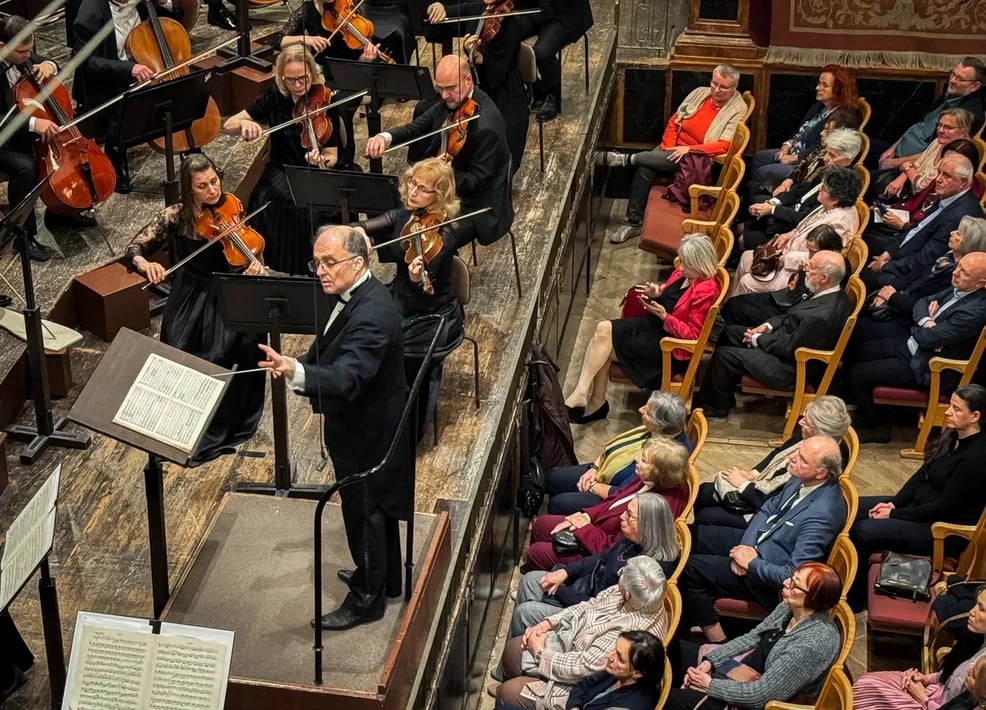 Concert photo: Sofia Philharmonic & Nayden Todorov visiting Vienna (17.03.2025)