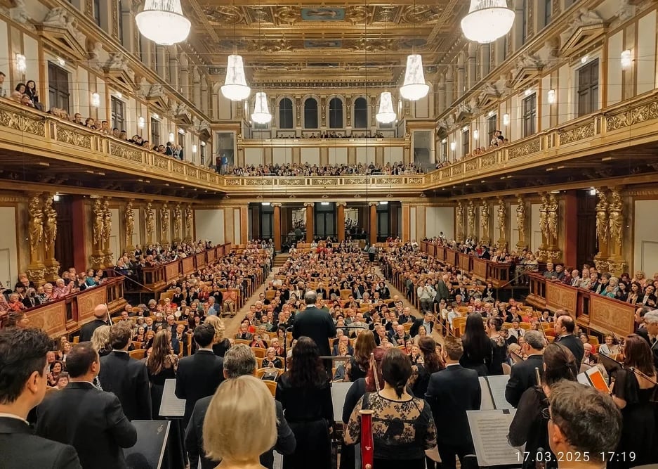 Concert photo: Sofia Philharmonic & Nayden Todorov visiting Vienna (17.03.2025)