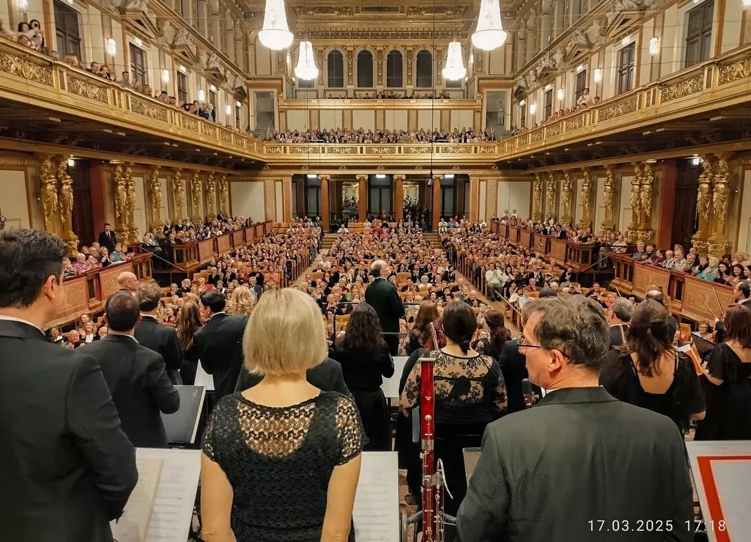 Concert photo: Sofia Philharmonic & Nayden Todorov visiting Vienna (17.03.2025)