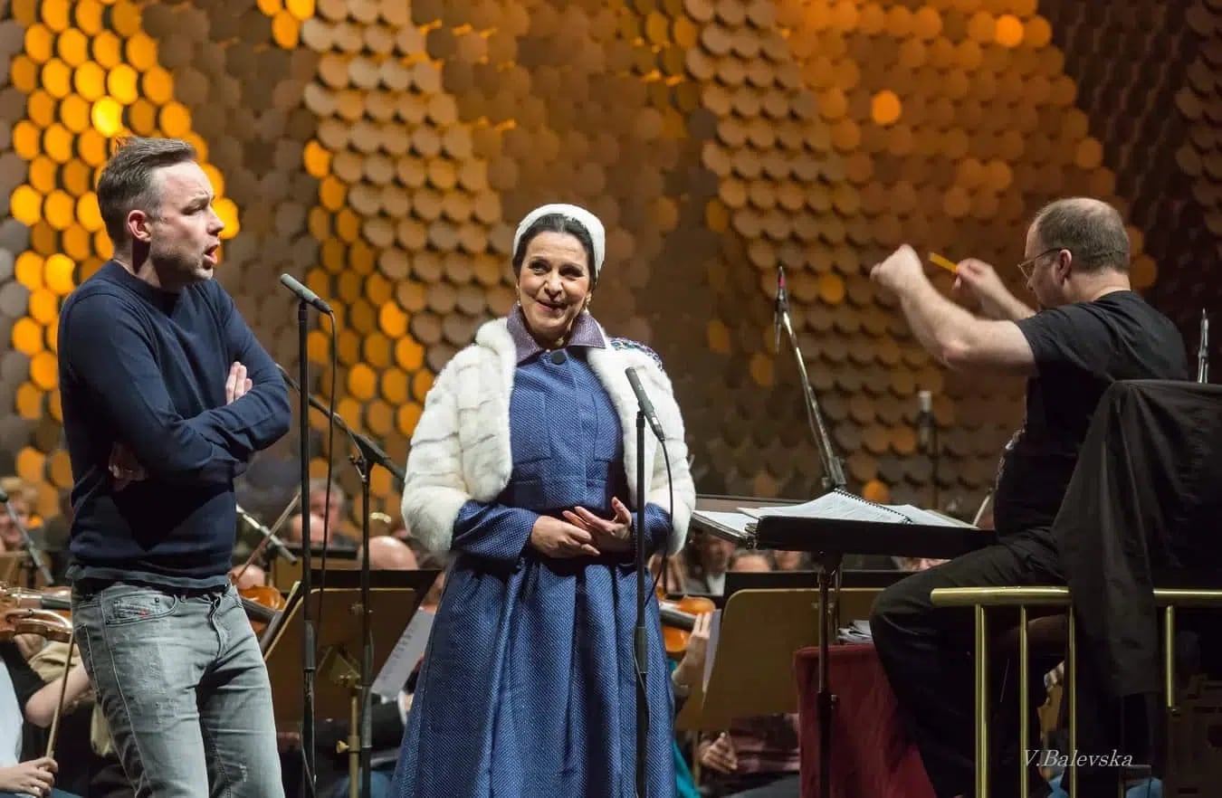 Concert photo: Angela Gheorghiu, Nayden Todorov & Sofia Philharmonic (25.02.2019)
