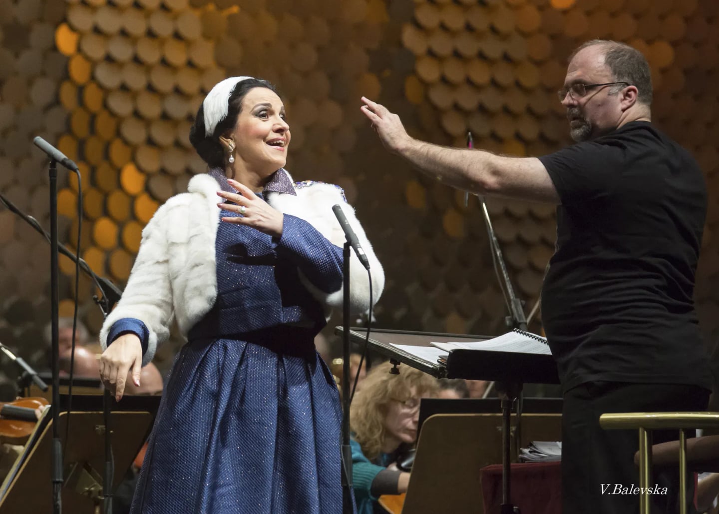 Concert photo: Angela Gheorghiu, Nayden Todorov & Sofia Philharmonic (25.02.2019)