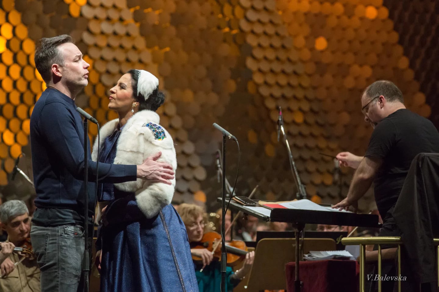 Concert photo: Angela Gheorghiu, Nayden Todorov & Sofia Philharmonic (25.02.2019)