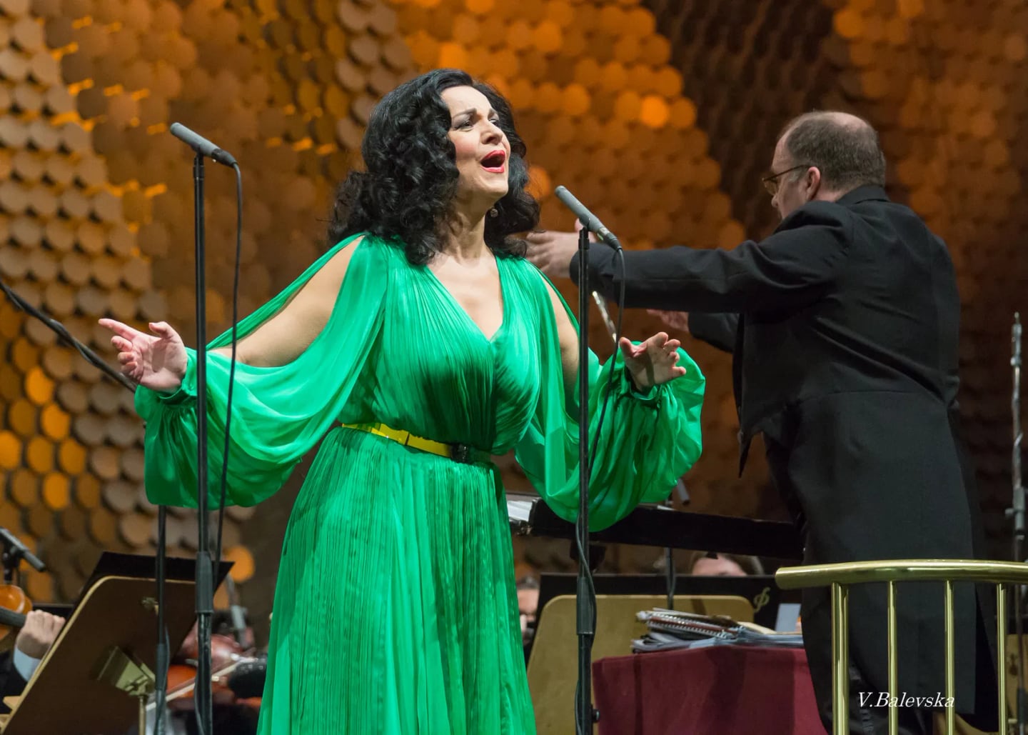 Concert photo: Angela Gheorghiu, Nayden Todorov & Sofia Philharmonic (25.02.2019)