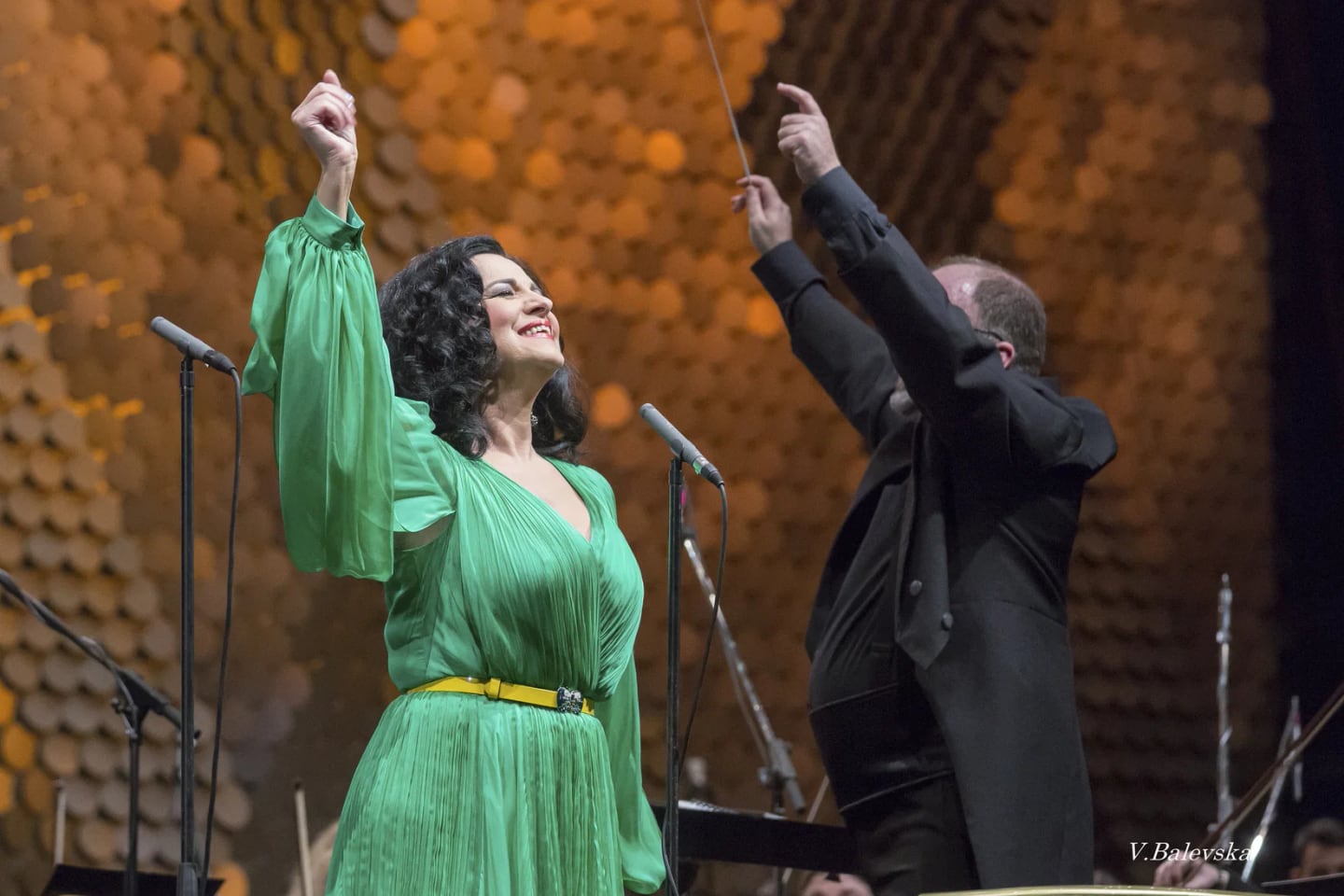 Concert photo: Angela Gheorghiu, Nayden Todorov & Sofia Philharmonic (25.02.2019)