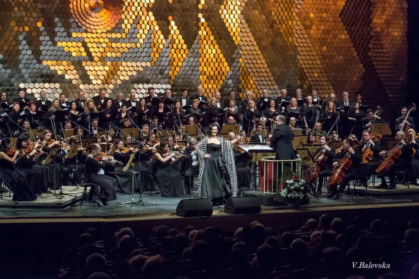 Concert photo: Angela Gheorghiu, Nayden Todorov & Sofia Philharmonic (25.02.2019)