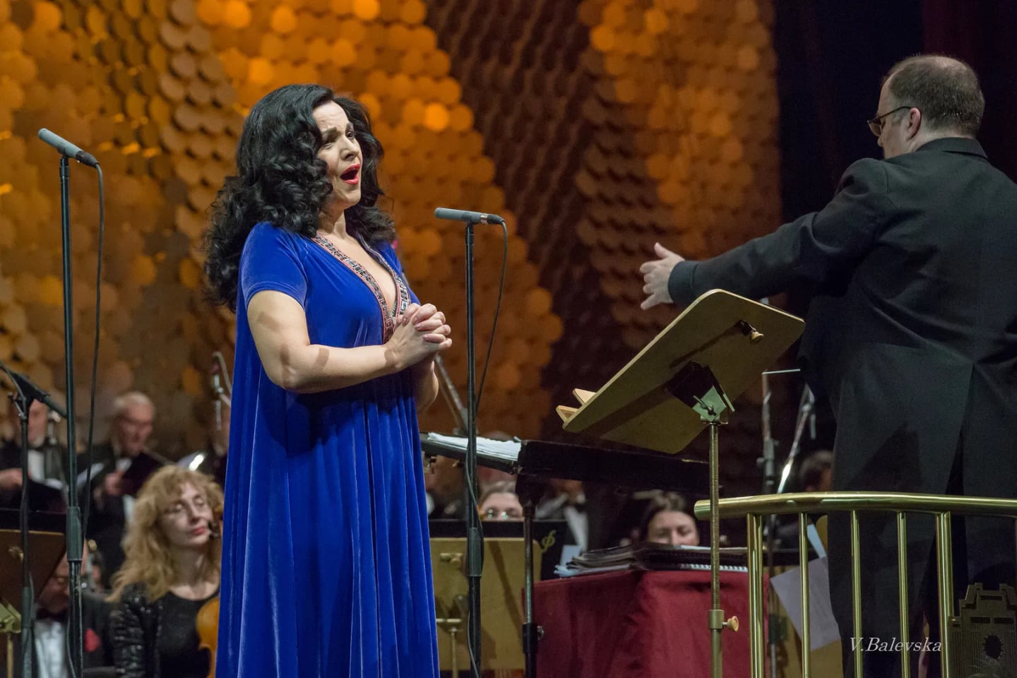 Concert photo: Angela Gheorghiu, Nayden Todorov & Sofia Philharmonic (25.02.2019)