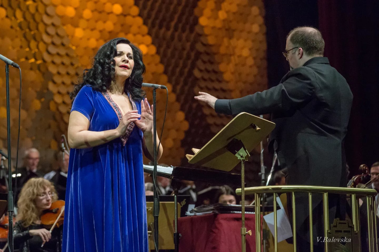 Concert photo: Angela Gheorghiu, Nayden Todorov & Sofia Philharmonic (25.02.2019)