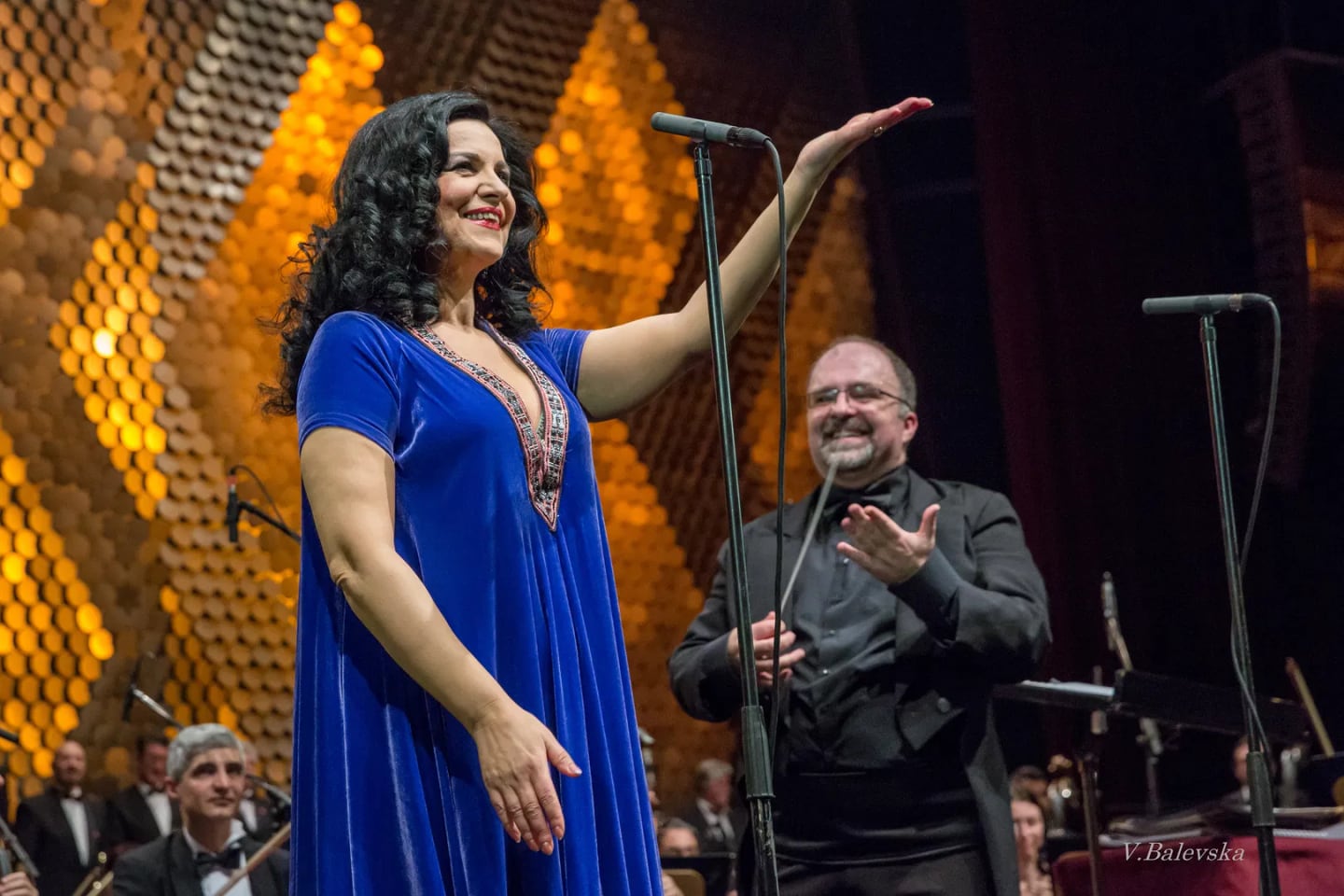 Concert photo: Angela Gheorghiu, Nayden Todorov & Sofia Philharmonic (25.02.2019)