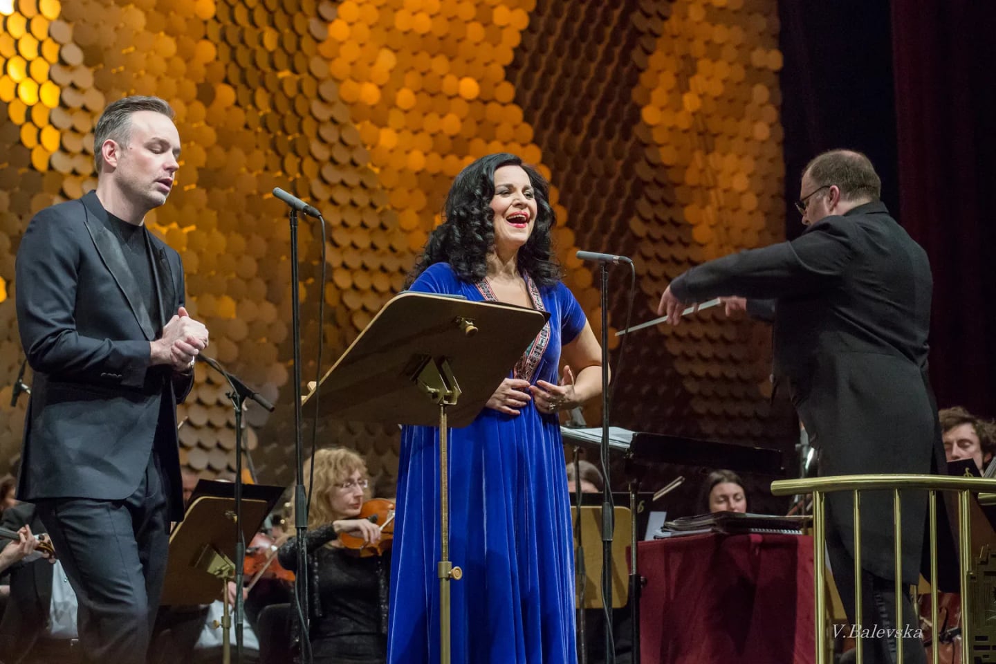 Concert photo: Angela Gheorghiu, Nayden Todorov & Sofia Philharmonic (25.02.2019)