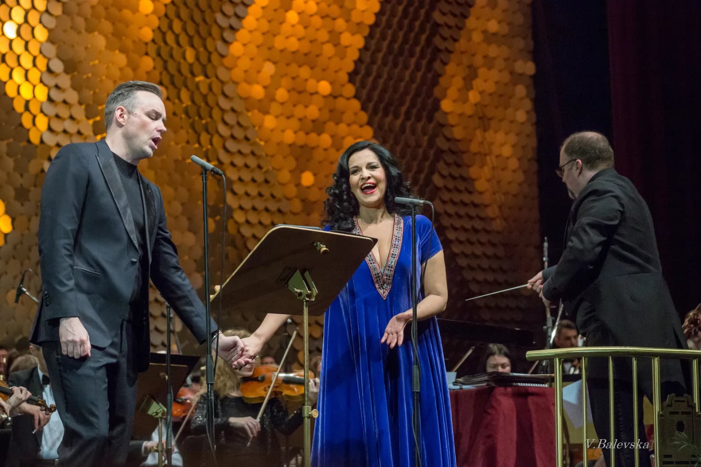 Concert photo: Angela Gheorghiu, Nayden Todorov & Sofia Philharmonic (25.02.2019)